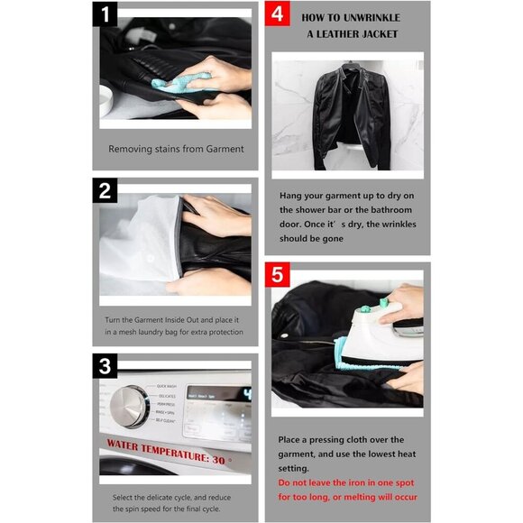 🆕 Women Pink Trendy Faux Leather Jacket Rivet Spring Fall WinterFashion Clothes - Picture 5 of 6